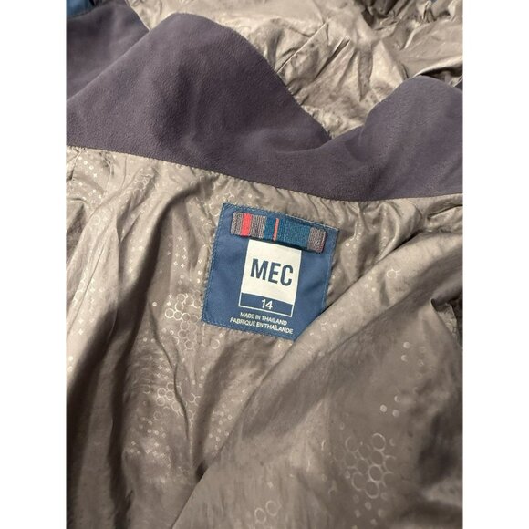 MEC Boys Watershed Jacket With Recco Blue Size 14 EUC - Picture 3 of 4